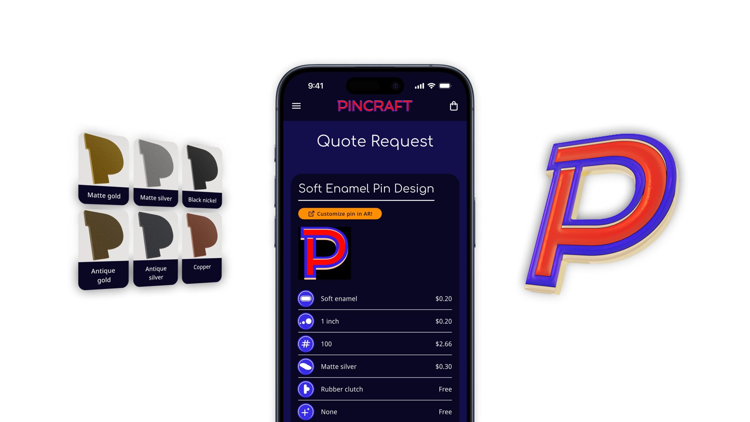 Pincraft AR App
