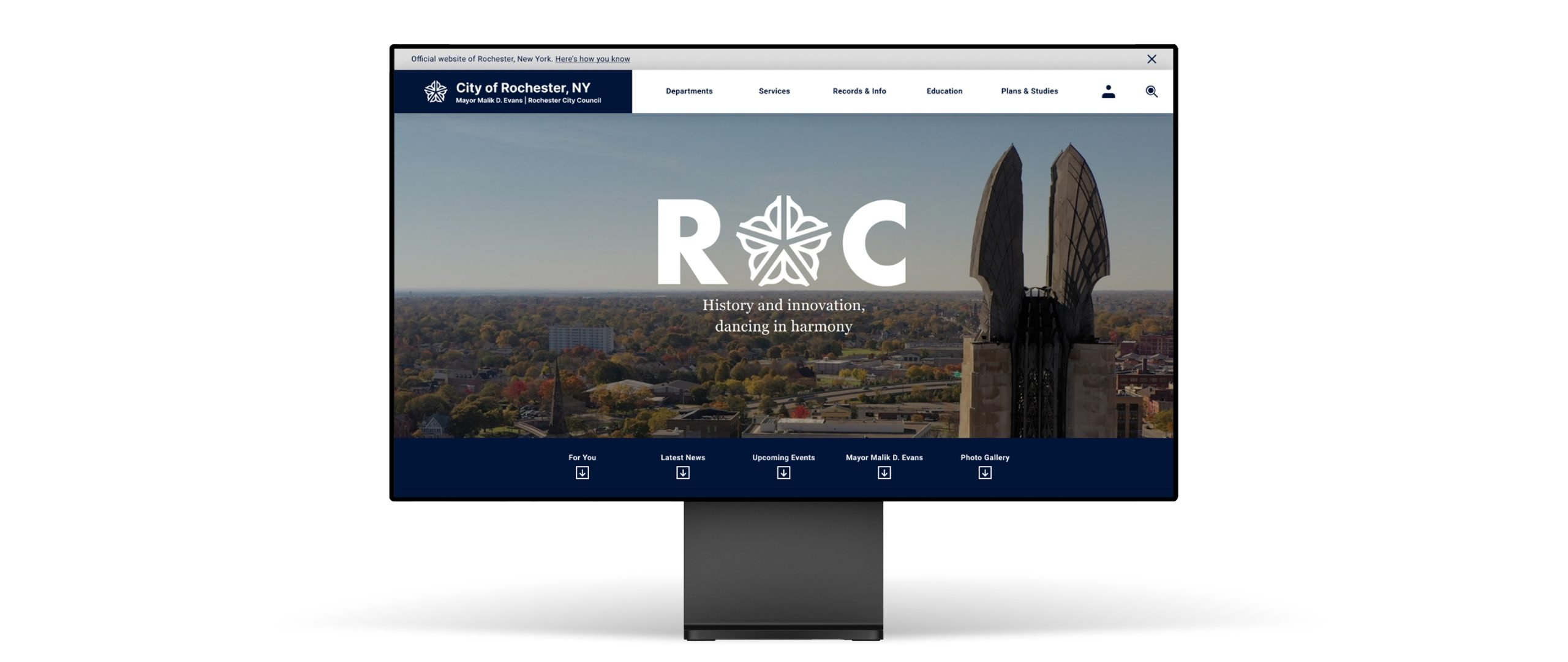 Rochester City Website Redesign